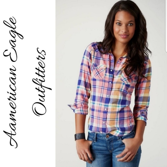 American Eagle Outfitters Tops - American Eagle Outfitters flannel shirt
